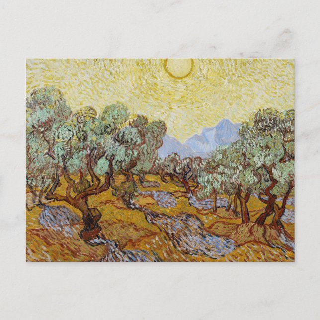 Vincent van Gogh - Olive Trees Postcard (Front)