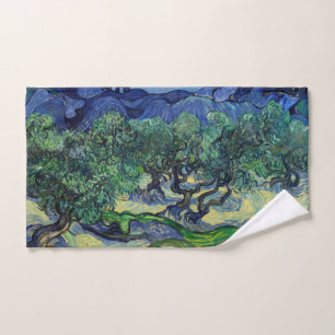 Vincent van Gogh - Olive Trees with the Alpilles Bath Towel Set