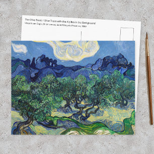 Vincent van Gogh - Olive Trees with the Alpilles Postcard