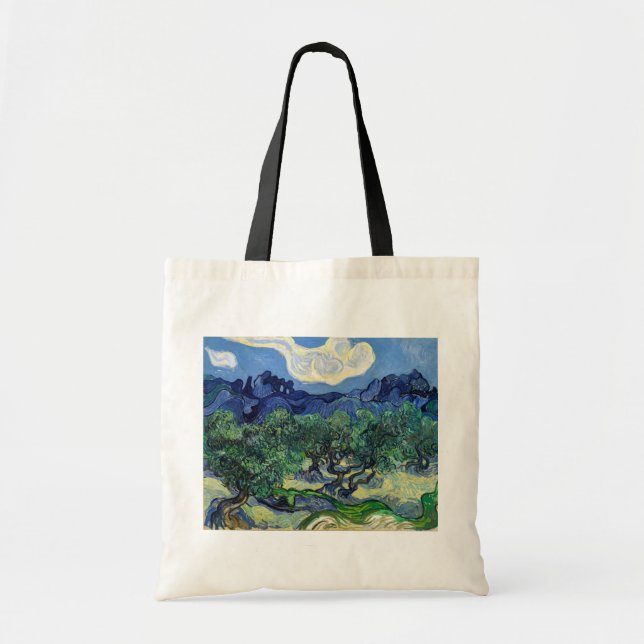 Vincent van Gogh - Olive Trees with the Alpilles Tote Bag (Front)