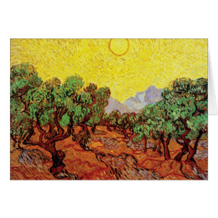 Vincent Van Gogh - Olive Trees With Yellow Sky