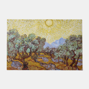 Vincent van Gogh - Olive Trees, Yellow Sky and Sun Doormat