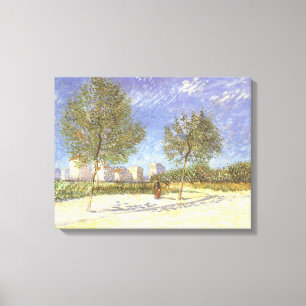 Vincent van Gogh - On the Outskirts of Paris Canvas Print