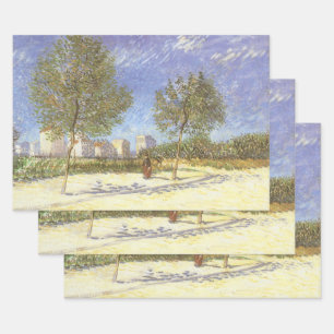 Vincent van Gogh - On the Outskirts of Paris Wrapping Paper Sheet