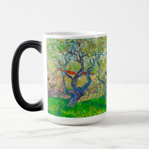 Vincent van Gogh Orchard in Blossom Magic Mug