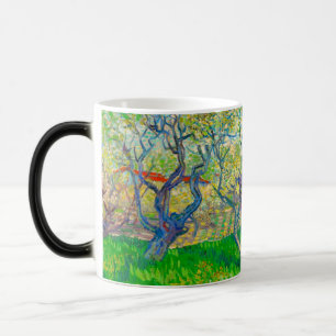 Vincent van Gogh Orchard in Blossom Magic Mug