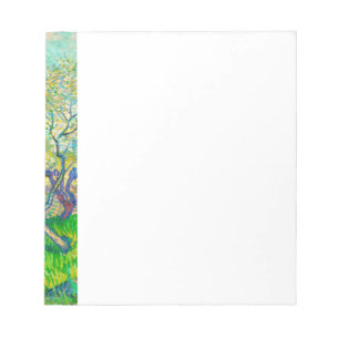 Vincent van Gogh Orchard in Blossom Notepad