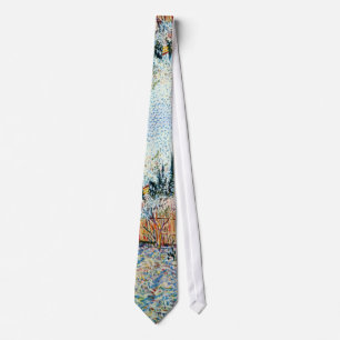 Vincent Van Gogh - Orchard with Peach Trees Tie