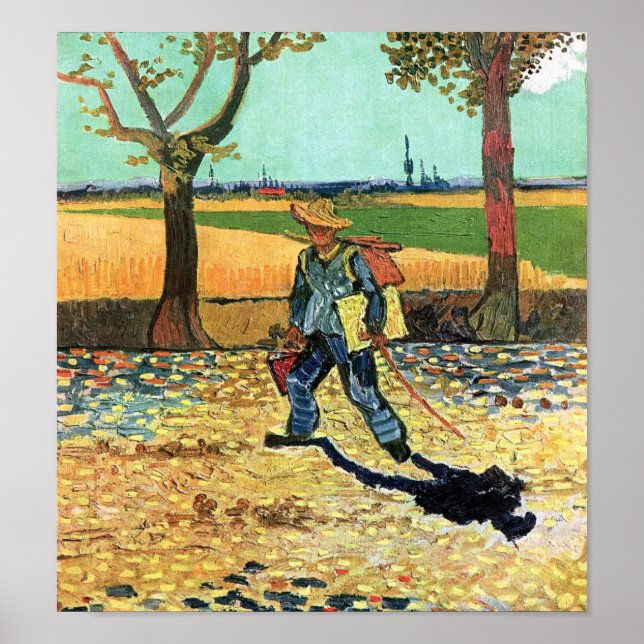 Vincent Van Gogh - Painter On His Way To Work Poster (Front)