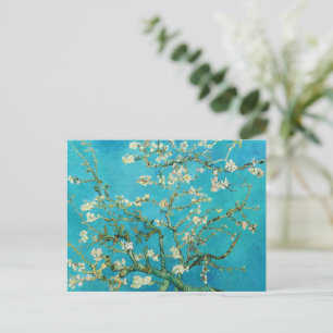 Vincent Van Gogh painting Almond Blossoms Holiday Postcard