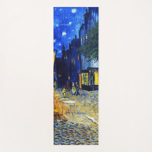 Vincent Van Gogh painting Cafe Terrace at Night Yoga Mat