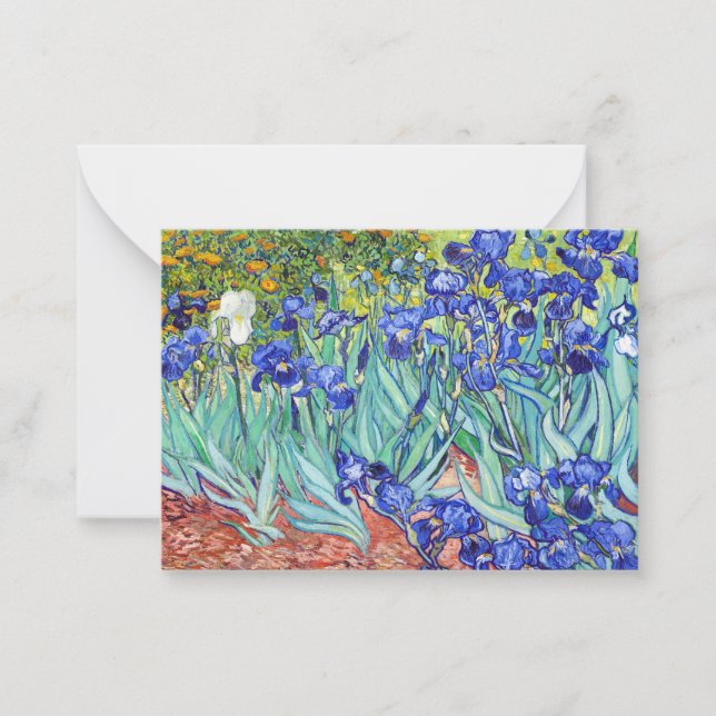 Vincent Van Gogh painting Irises Card (Front)