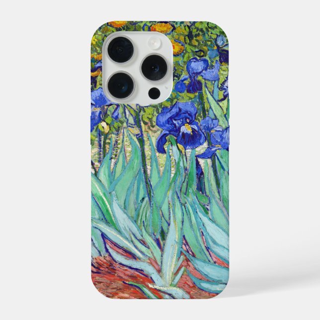 Vincent Van Gogh painting Irises iPhone Case (Back)