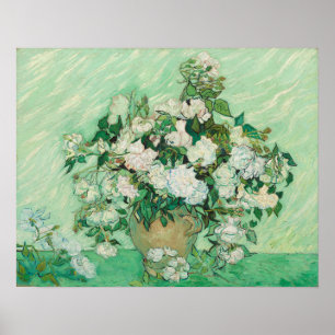 Vincent van Gogh Painting, Roses 1890 Poster