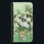 Vincent van Gogh Painting, Roses 1890 Samsung Galaxy S5 Wallet Case<br><div class="desc">Galaxy S5 Wallet Case,  Vincent van Gogh Painting Roses 1890. A floral painting by Dutch painter Vincent van Gogh which features a clay vase with beautiful roses. A great home or office decor idea. A vintage art work that is available on many products. Choose the best one for you.</div>