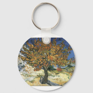 Vincent Van Gogh Painting: Van Gogh Mulberry Tree Key Ring