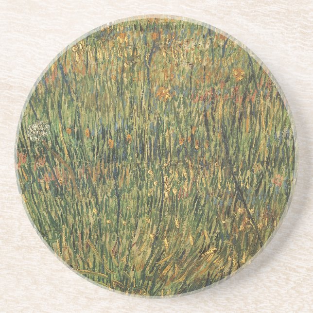 Vincent van Gogh - Pasture in Bloom Coaster (Front)
