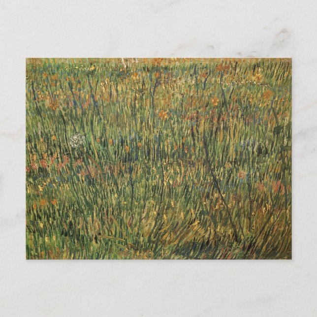 Vincent van Gogh - Pasture in Bloom Postcard (Front)