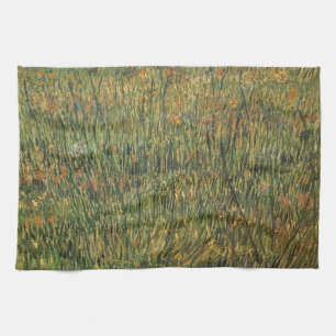 Vincent van Gogh - Pasture in Bloom Tea Towel