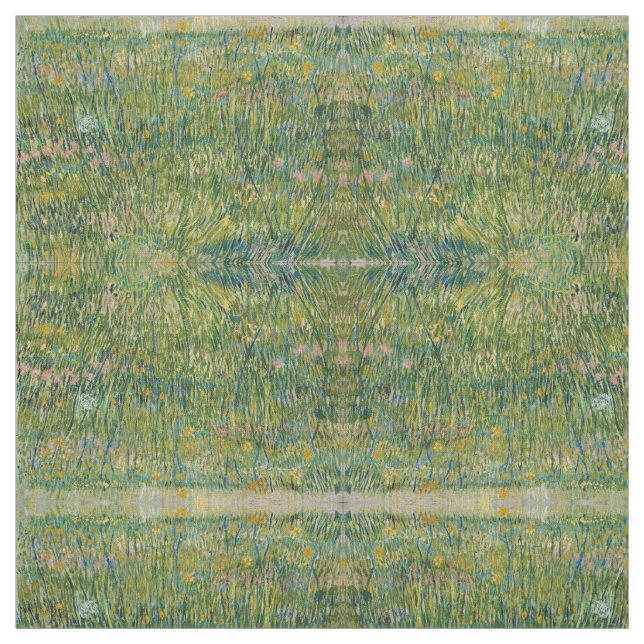 Vincent van Gogh - Patch of grass Fabric (Swatch)
