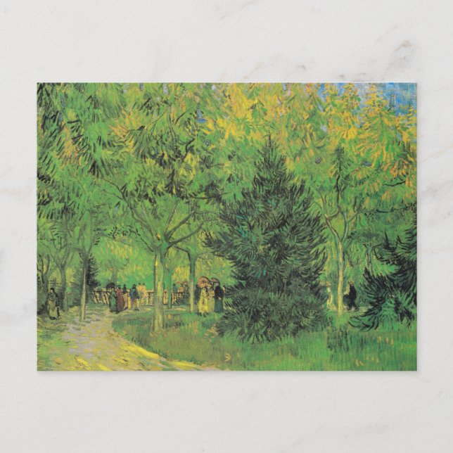 Vincent van Gogh Path in the Park Postcard (Front)
