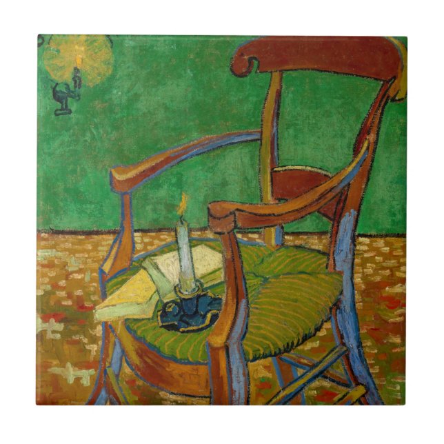Vincent van Gogh - Paul Gauguin's Armchair Tile (Front)