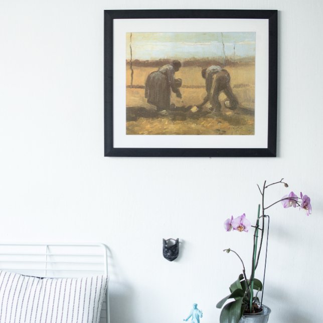 Vincent van Gogh - Peasants Planting Potatoes Poster (Creator Uploaded)