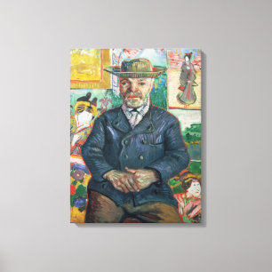 Vincent van Gogh   Pere Tanguy (Father Tanguy) Canvas Print