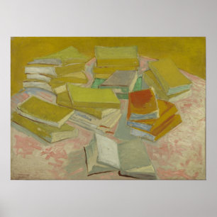 Vincent van Gogh - Piles of French novels Poster
