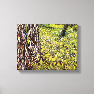 Vincent Van Gogh - Pine Trees And Dandelions Canvas Print