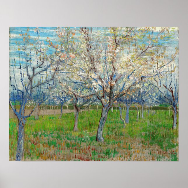 Vincent van Gogh - Pink Orchard Poster (Front)