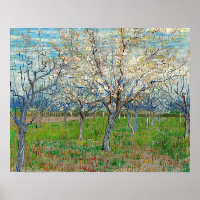 Vincent van Gogh - Pink Orchard Poster (Front)