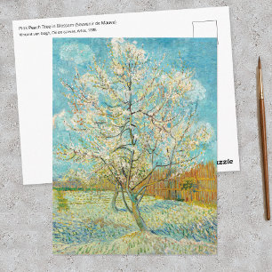 Vincent van Gogh - Pink Peach Tree in Blossom Postcard