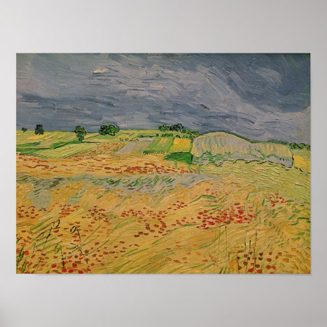 Vincent van Gogh | Plain at Auvers, 1890 Poster (Front)