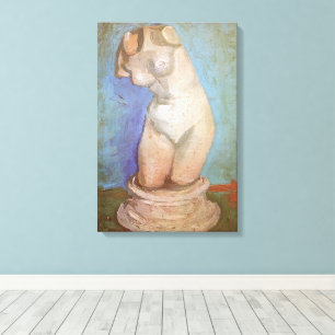 Vincent van Gogh - Plaster Statuette Female Torso Canvas Print