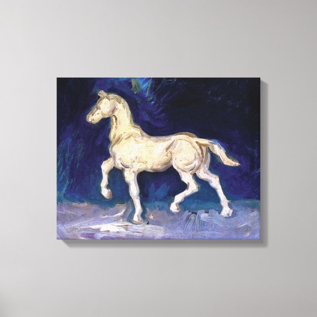 Vincent Van Gogh - Plaster Statuette Of A Horse Canvas Print (Front)