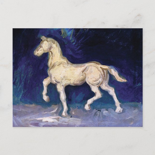 Vincent Van Gogh - Plaster Statuette Of A Horse Postcard (Front)
