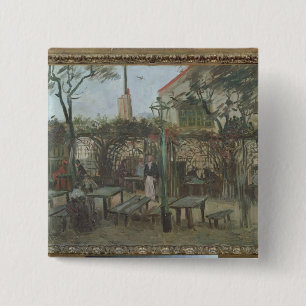 Vincent van Gogh Pleasure Gardens at Montmartre 15 Cm Square Badge