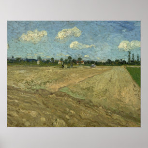Vincent van Gogh - Ploughed Fields Poster