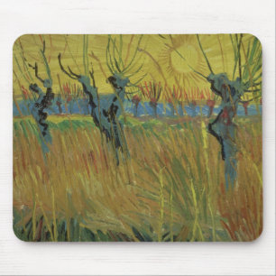 Vincent van Gogh   Pollarded Willows, Setting Sun Mouse Pad