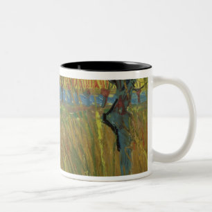 Vincent van Gogh Pollarded Willows, Setting Sun Two-Tone Coffee Mug
