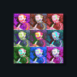 Vincent van Gogh Pop Art Canvas Print<br><div class="desc">Vincent Willem van Gogh (1853-1890)was a Dutch Post-Impressionist painter</div>