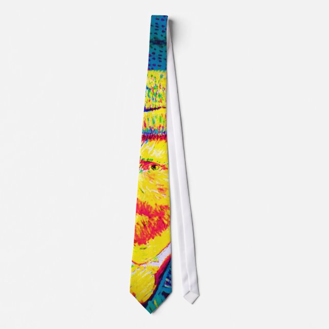 Vincent Van Gogh - Pop Art Self Portrait With Hat Tie (Front)