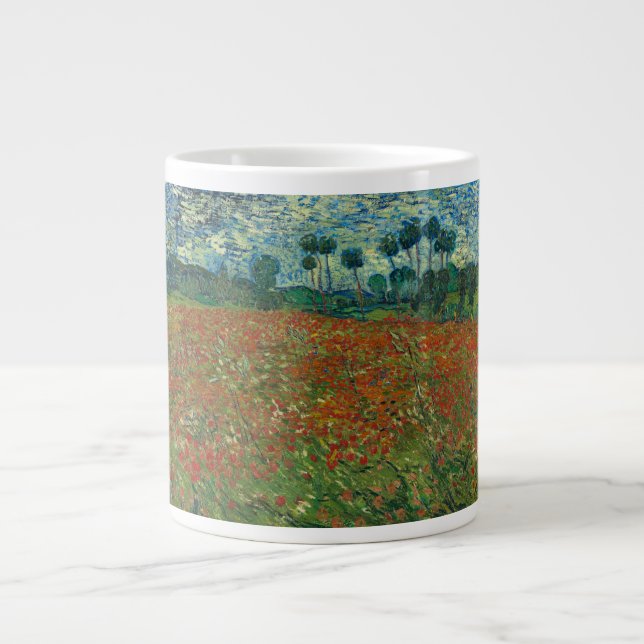 Vincent van Gogh - Poppy field Large Coffee Mug (Front)