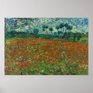 Vincent van Gogh - Poppy Field Poster