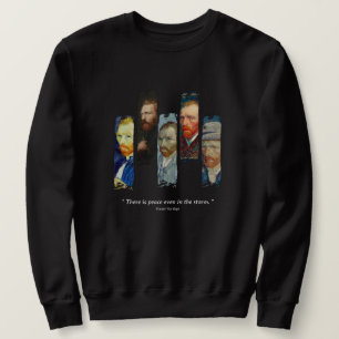 Vincent Van Gogh portrait and qoute Sweatshirt
