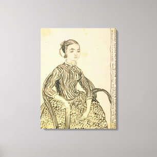 Vincent van Gogh   Portrait of a Young Girl, 1888 Canvas Print