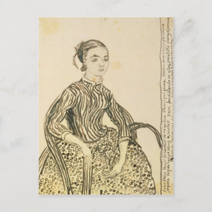 Vincent van Gogh   Portrait of a Young Girl, 1888 Postcard