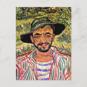 Vincent Van Gogh - Portrait Of A Young Peasant Postcard