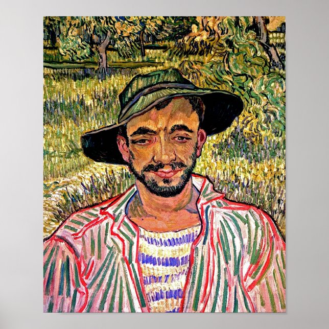 Vincent Van Gogh - Portrait Of A Young Peasant Poster (Front)